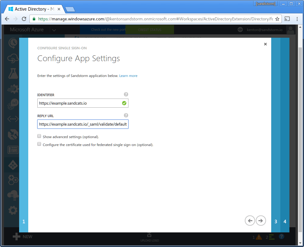 Screenshot of this step